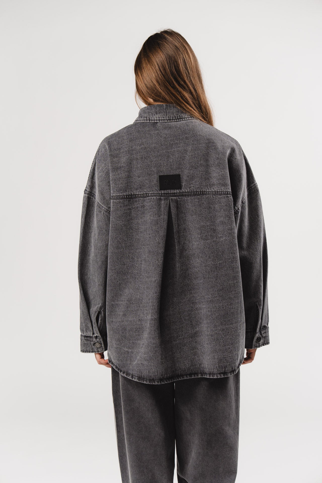 Denim Overshirt Grey